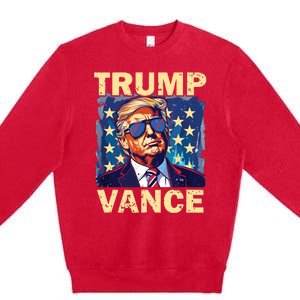 Trump Jd Vance Presidential Campaign Voter Premium Crewneck Sweatshirt