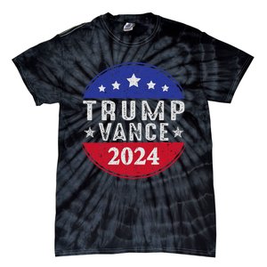 Trump Jd Vance 2024 Retro Us American Flag Trump Vance 2024 Tie-Dye T-Shirt