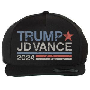 Trump Jd Vance 2024 Retro Stripe Trump Vance Wool Snapback Cap