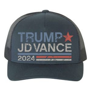 Trump Jd Vance 2024 Retro Stripe Trump Vance Yupoong Adult 5-Panel Trucker Hat