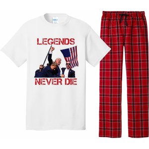 Trump Jd Vance 2024 Retro Stripe Trump Vance 2024 Pajama Set