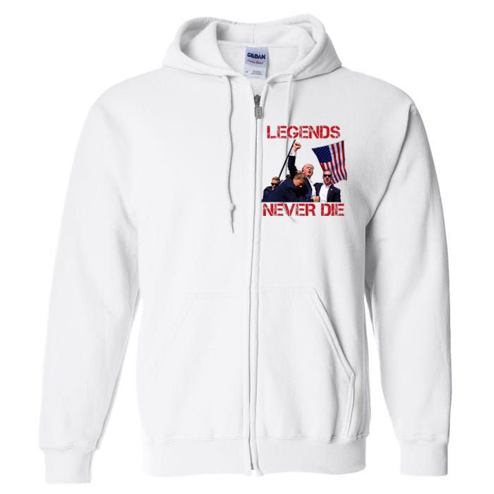 Trump Jd Vance 2024 Retro Stripe Trump Vance 2024 Full Zip Hoodie