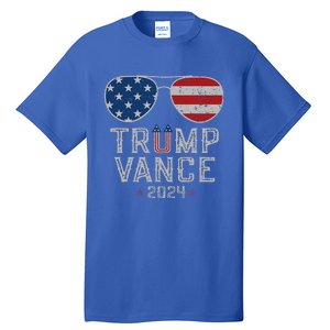 Trump Jd Vance 2024 Stripe And Star Tall T-Shirt