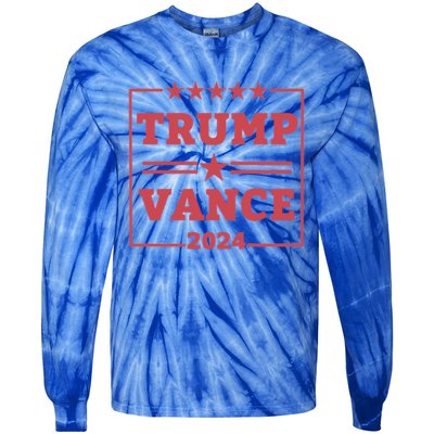 Trump Jd Vance 2024 Election President Patriotic Republicans Great Gift Tie-Dye Long Sleeve Shirt