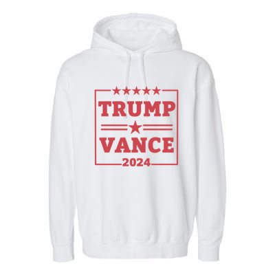 Trump Jd Vance 2024 Election President Patriotic Republicans Great Gift Garment-Dyed Fleece Hoodie