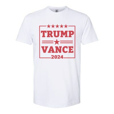 Trump Jd Vance 2024 Election President Patriotic Republicans Great Gift Softstyle CVC T-Shirt