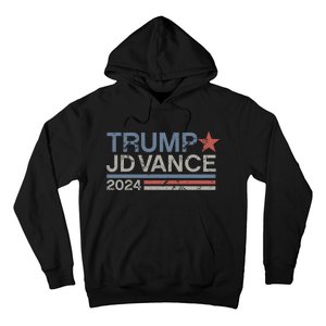 Trump Jd Vance 2024 Retro Stripe Trump Vance Hoodie