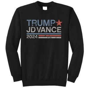 Trump Jd Vance 2024 Retro Stripe Trump Vance Sweatshirt