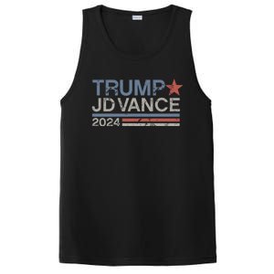 Trump Jd Vance 2024 Retro Stripe Trump Vance PosiCharge Competitor Tank