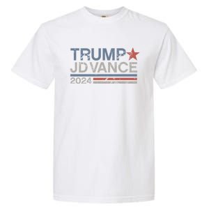 Trump Jd Vance 2024 Retro Stripe Trump Vance Garment-Dyed Heavyweight T-Shirt