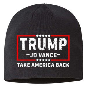 Trump Jd Vance 2024 For President Vp Republican Election 24 Sustainable Beanie