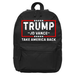 Trump Jd Vance 2024 For President Vp Republican Election 24 16 in Basic Backpack