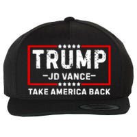 Trump Jd Vance 2024 For President Vp Republican Election 24 Wool Snapback Cap