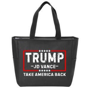 Trump Jd Vance 2024 For President Vp Republican Election 24 Zip Tote Bag