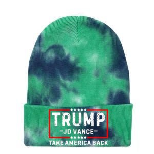 Trump Jd Vance 2024 For President Vp Republican Election 24 Tie Dye 12in Knit Beanie