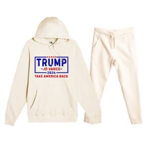 Trump Jd Vance 2024 For President Vp Republican Election 24 Premium Hooded Sweatsuit Set