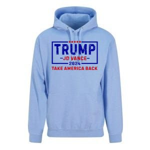 Trump Jd Vance 2024 For President Vp Republican Election 24 Unisex Surf Hoodie