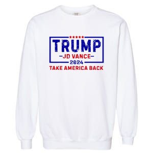 Trump Jd Vance 2024 For President Vp Republican Election 24 Garment-Dyed Sweatshirt