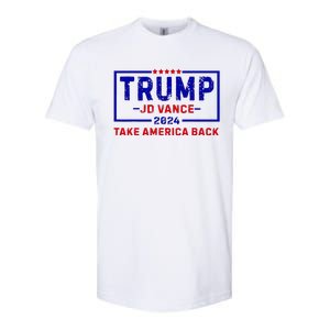 Trump Jd Vance 2024 For President Vp Republican Election 24 Softstyle CVC T-Shirt