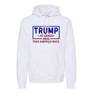 Trump Jd Vance 2024 For President Vp Republican Election 24 Premium Hoodie