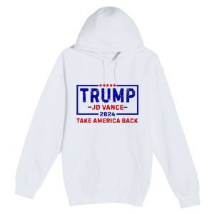 Trump Jd Vance 2024 For President Vp Republican Election 24 Premium Pullover Hoodie