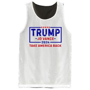 Trump Jd Vance 2024 For President Vp Republican Election 24 Mesh Reversible Basketball Jersey Tank