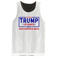 Trump Jd Vance 2024 For President Vp Republican Election 24 Mesh Reversible Basketball Jersey Tank