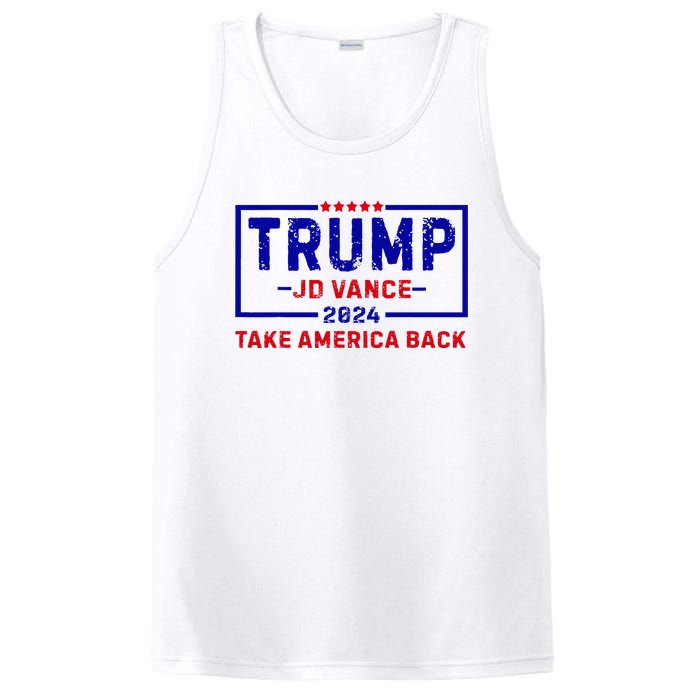 Trump Jd Vance 2024 For President Vp Republican Election 24 PosiCharge Competitor Tank