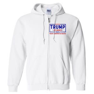 Trump Jd Vance 2024 For President Vp Republican Election 24 Full Zip Hoodie