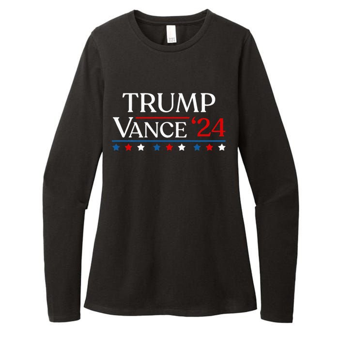 Trump Jd Vance 2024 Donald Trump 47th President & Vp Womens CVC Long Sleeve Shirt