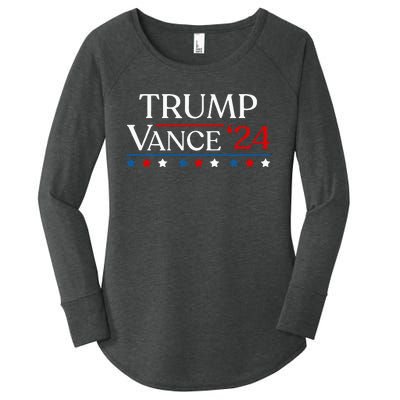 Trump Jd Vance 2024 Donald Trump 47th President & Vp Women's Perfect Tri Tunic Long Sleeve Shirt