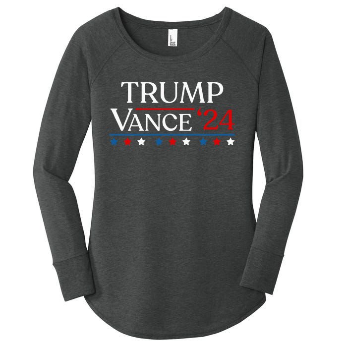 Trump Jd Vance 2024 Donald Trump 47th President & Vp Women's Perfect Tri Tunic Long Sleeve Shirt