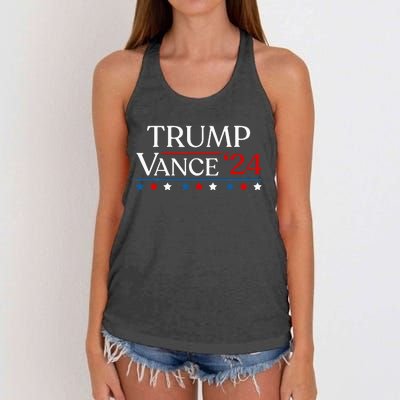 Trump Jd Vance 2024 Donald Trump 47th President & Vp Women's Knotted Racerback Tank