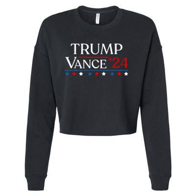 Trump Jd Vance 2024 Donald Trump 47th President & Vp Cropped Pullover Crew