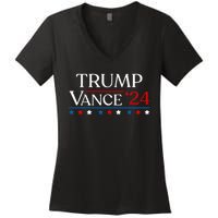 Trump Jd Vance 2024 Donald Trump 47th President & Vp Women's V-Neck T-Shirt