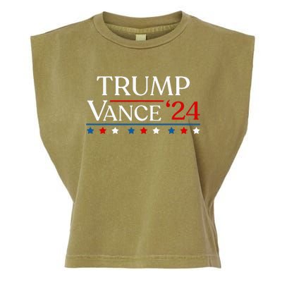 Trump Jd Vance 2024 Donald Trump 47th President & Vp Garment-Dyed Women's Muscle Tee