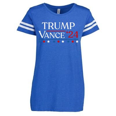 Trump Jd Vance 2024 Donald Trump 47th President & Vp Enza Ladies Jersey Football T-Shirt