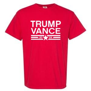 Trump Jd Vance 2024 Bold Retro Stripe Star Trump Vance 2024 Garment-Dyed Heavyweight T-Shirt