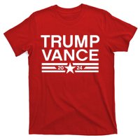 Trump Jd Vance 2024 Bold Retro Stripe Star Trump Vance 2024 T-Shirt