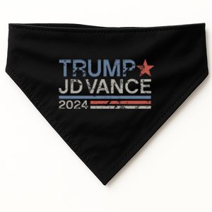 Trump Jd Vance 2024 Retro Stripe Trump Vance USA-Made Doggie Bandana