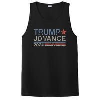 Trump Jd Vance 2024 Retro Stripe Trump Vance PosiCharge Competitor Tank