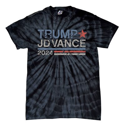 Trump Jd Vance 2024 Retro Stripe Trump Vance Tie-Dye T-Shirt