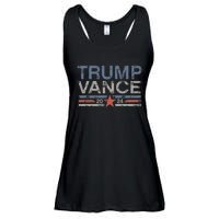 Trump J.D. Vance 2024 Trump Vance 2024 Retro Stripe Trump Jd Vance Ladies Essential Flowy Tank