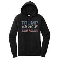 Trump J.D. Vance 2024 Trump Vance 2024 Retro Stripe Trump Jd Vance Women's Pullover Hoodie