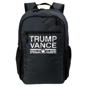 Trump J.D. Vance 2024 Trump Vance 2024 Retro Stripe Trump Jd Vance Daily Commute Backpack