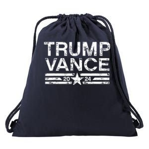 Trump J.D. Vance 2024 Trump Vance 2024 Retro Stripe Trump Jd Vance Drawstring Bag