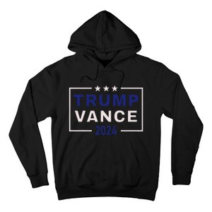 Trump Jd Vance 2024 Retro Stripe And Star Trump Vance 2024 Hoodie