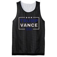 Trump Jd Vance 2024 Retro Stripe And Star Trump Vance 2024 Mesh Reversible Basketball Jersey Tank