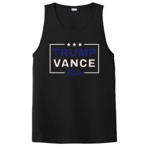 Trump Jd Vance 2024 Retro Stripe And Star Trump Vance 2024 PosiCharge Competitor Tank