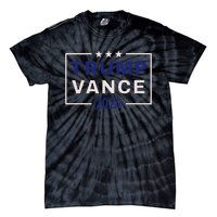 Trump Jd Vance 2024 Retro Stripe And Star Trump Vance 2024 Tie-Dye T-Shirt